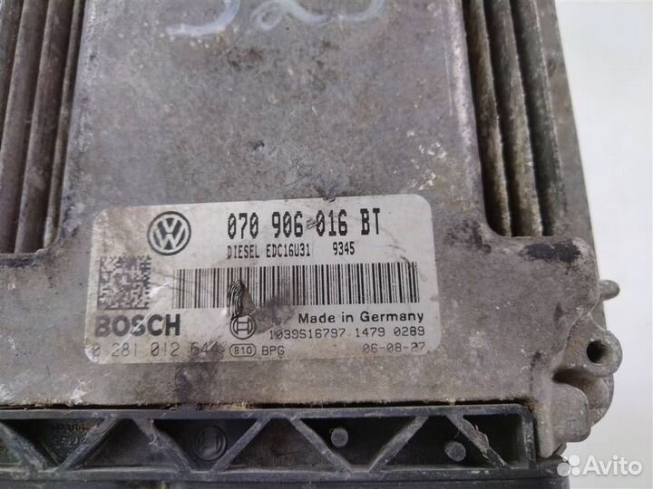 Блок управления двигателем фольксваген туарег 200