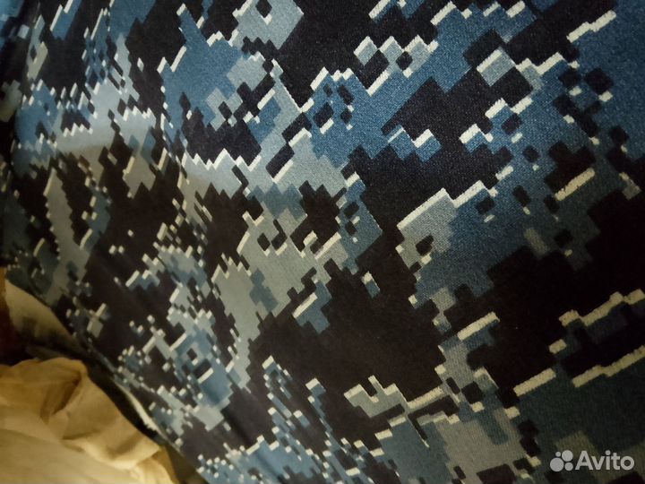 Ткань Грета камуфляж цифра лоскут