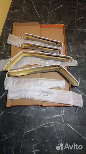 Хромированные ветровики