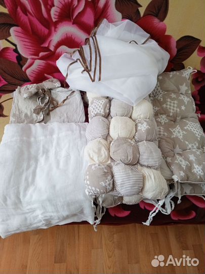 Бортики в детскую кроватку бу