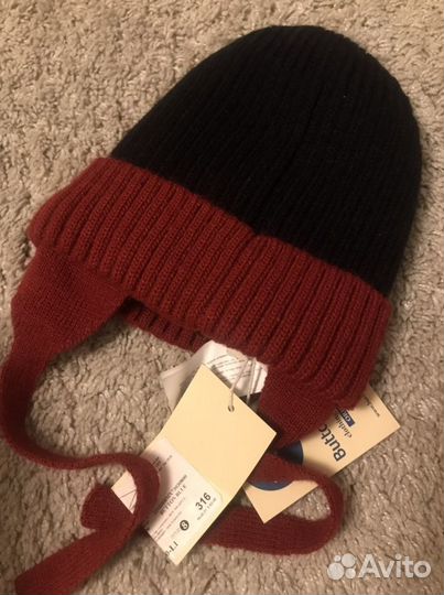 Шапка детская тёплая 50 52 новая