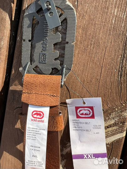 Ремень мужской кожаный ecko unltd оригинал