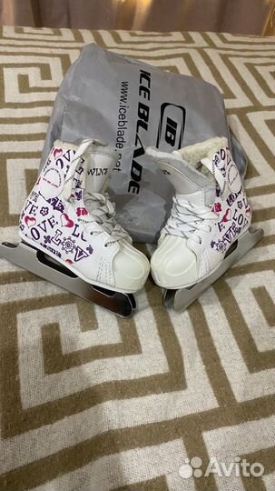 Коньки двухполозные для девочки 27 размер