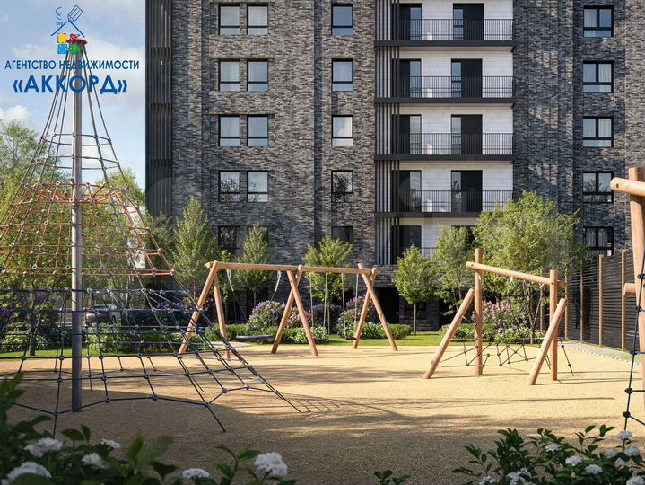 2-к. квартира, 48,6 м², 4/16 эт.