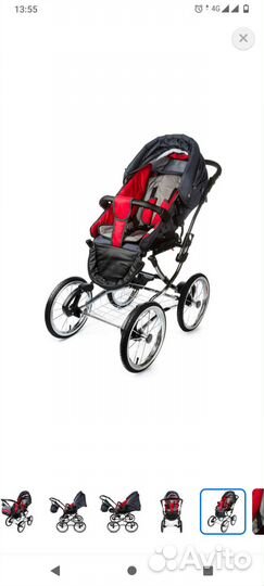 Новая коляска 2 в 1 Abdor Marsel