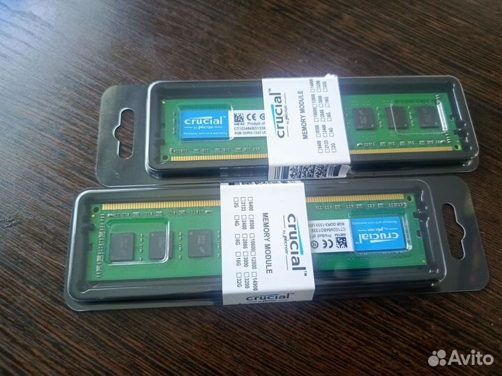 Оперативная память ddr3 16 gb 1333Mhz новая