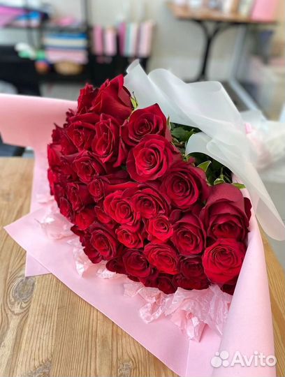 101 Роза цветы доставка 25 51 101 Розы