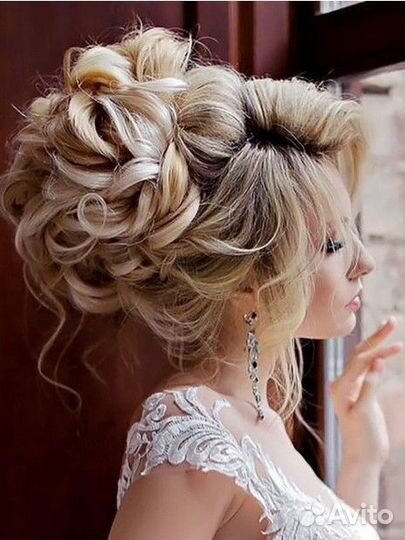 Свадебные прически и макияж на дому