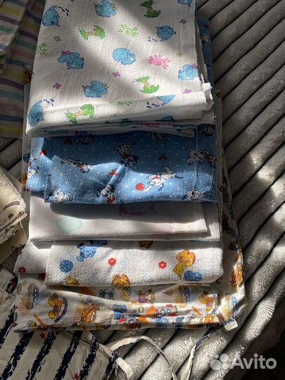 Детские вещи, пеленки, постельное белье