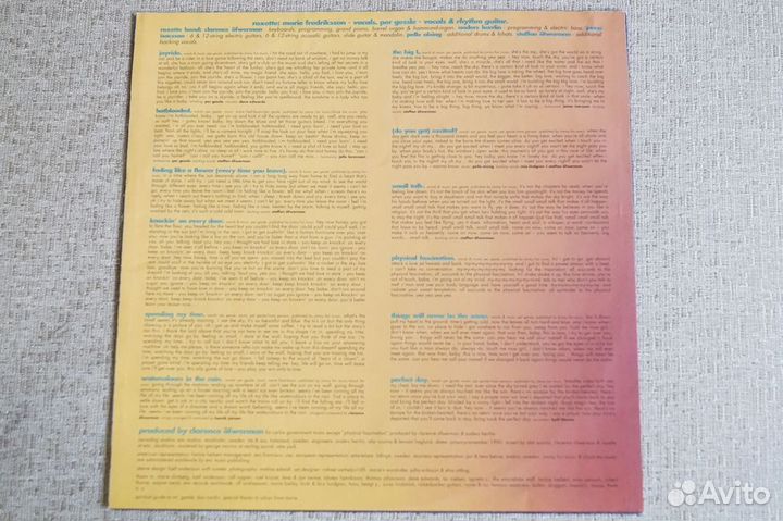 LP Roxette – Joyride (1991) orig. Sweden