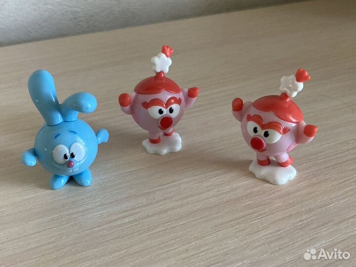 Коллекция из kinder смешарики