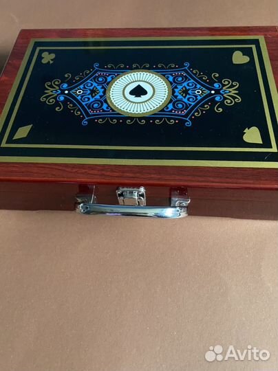 Набор для покера 200 фишек в кейсе