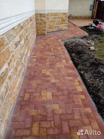 Укладка тротуарной плитки под ключ