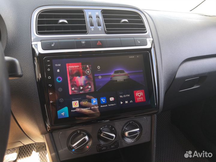 Рамка магнитолы polo sedan