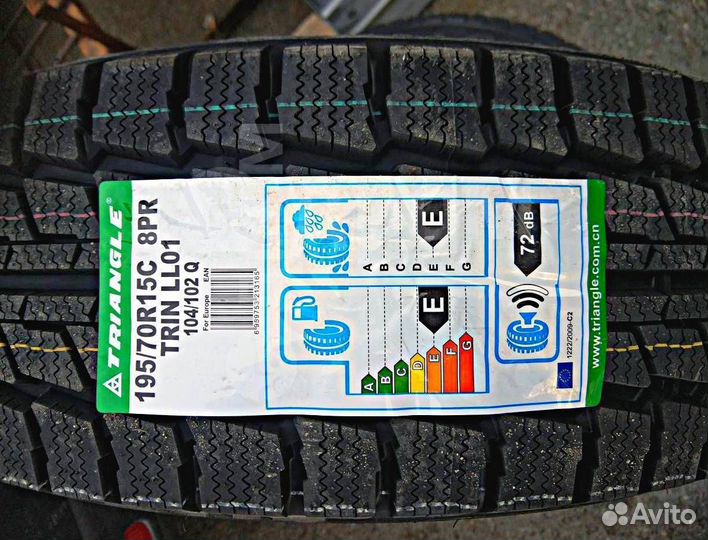 Грузовые 195/70 R15C LT 8PR Triangle LL01