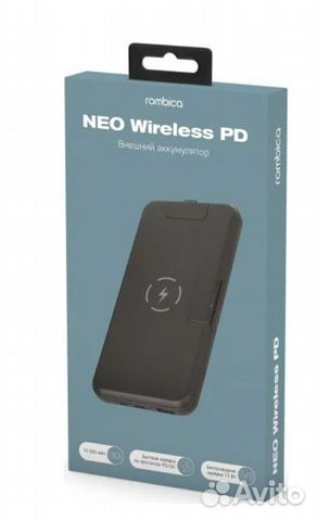 Внешний аккумулятор rombica NEO Wireless PD Black