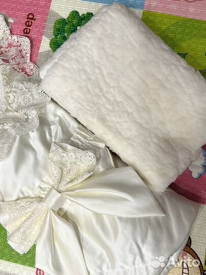 Конверт одеяло на выписку демисезонный