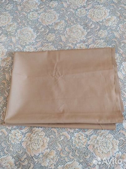 Ткань плащевая 3 м, ширина 1 м. Светло-коричневый