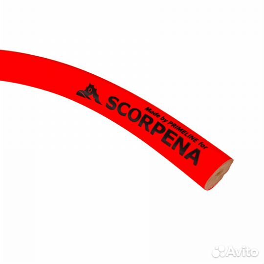 Тяга d16мм Scorpena RED, на отрез 10 см, двухкомпо