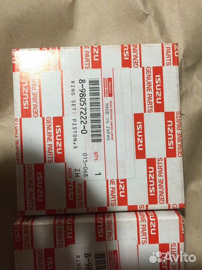 Поршневые кольца (Isuzu 4JJ1) новые