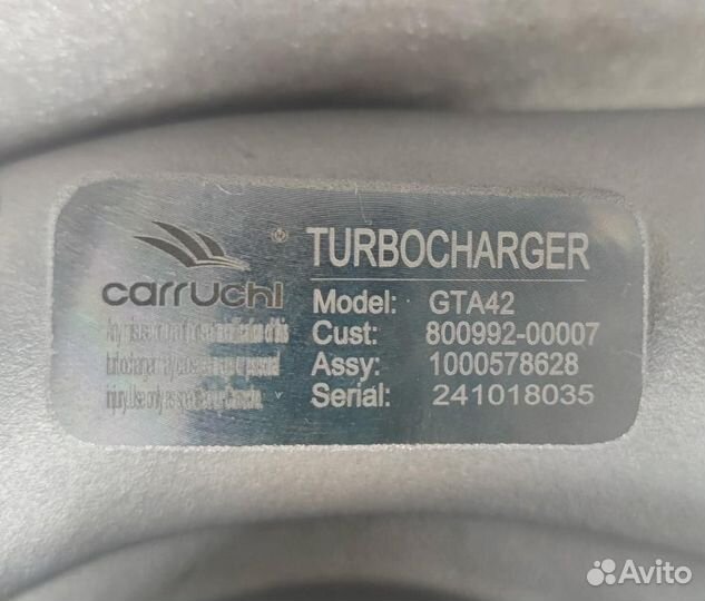 Турбокомпрессор shacman.WP13 1000578628