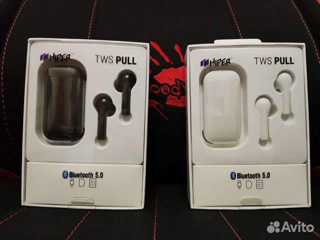 Беспроводные наушники hiper TWS pull Bluetooth 5.0