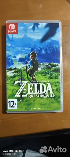 Продаю картридж Zelda breath of the wild