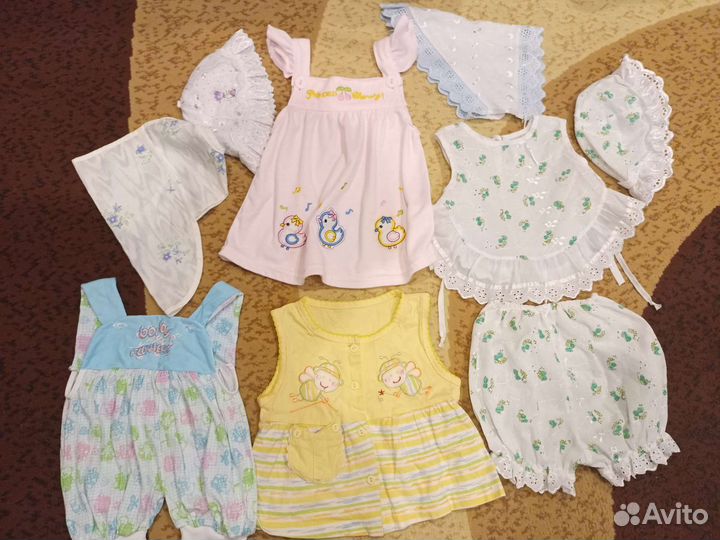Одежда для девочки от 3 до 9 месяцнв