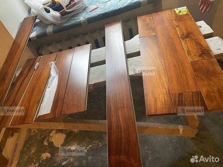 Паркетная доска орех американский