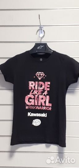 Мото футболка kawasaki ANA carrasco размер S