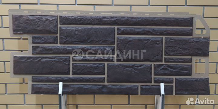 Фасадные панели Альта-Профиль Камень Жженый
