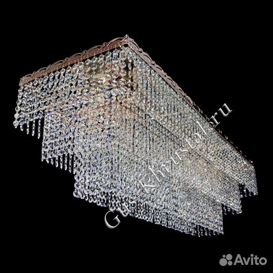 Люстра хрустальная Капель Гусь-Хрустальный