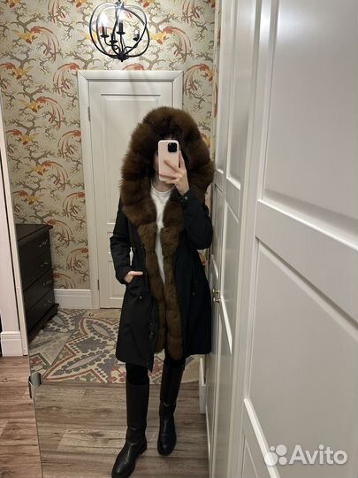 Зимняя парка с мехом