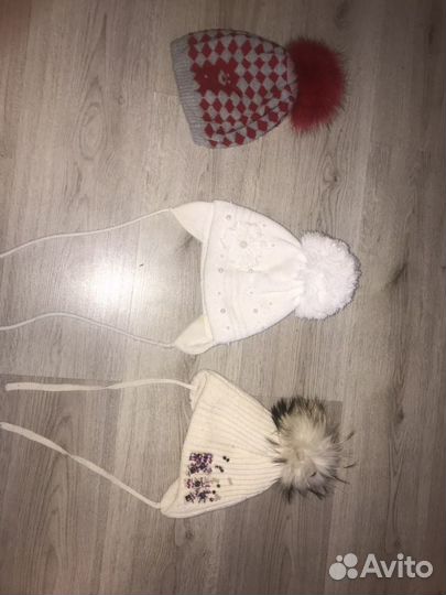 Зимняя шапка (3 шт) фирменные