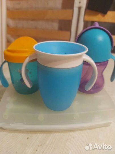 Поильники Avent/ Munchkin + сушилка