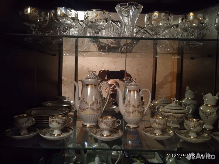 Кофейный сервиз фарфоровый на 6 персон