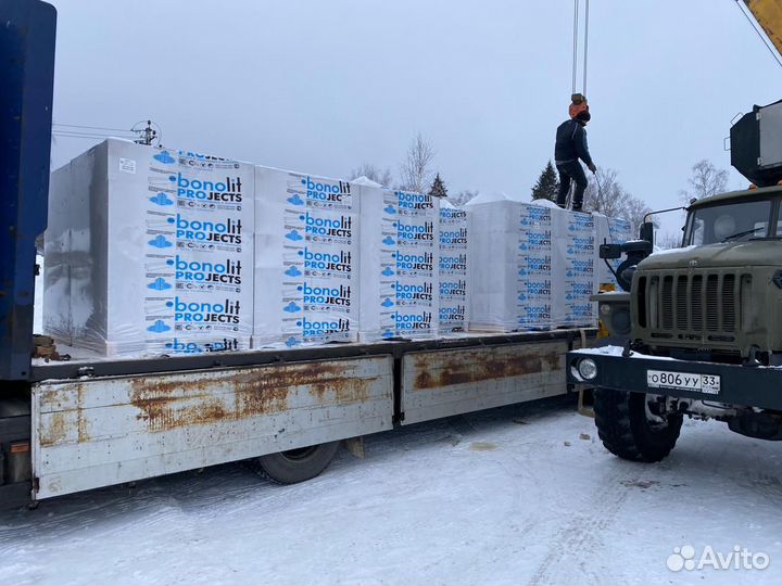 Газосиликатные блоки Пеноблоки Бонолит с завода