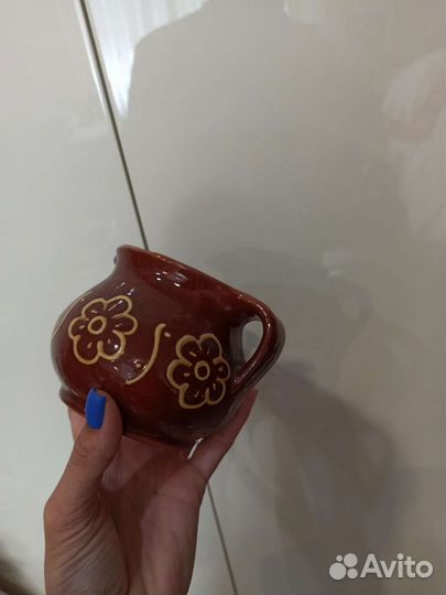 Глиняный горшочек горшки глиняные горшок