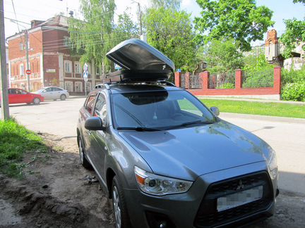 Автобокс на крышу Ветлан 460 л на Chevrolet Lanos
