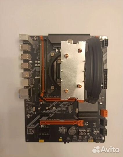 Мат.плата kllisre x99 turbo v1.22 + проц + кулер