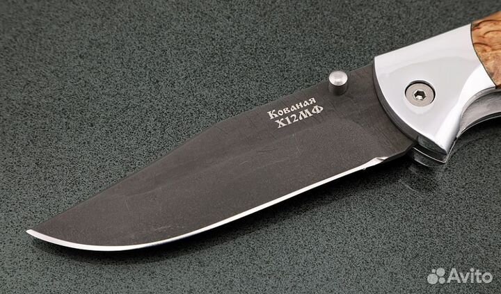 Нож складной Дельфин, сталь Х12мф, рукоять накладк