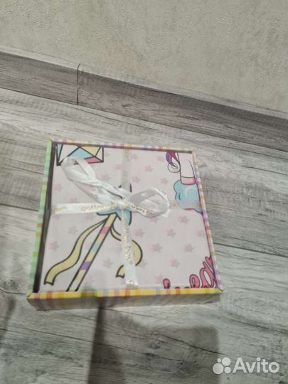 Десткое постельное белье с единорогом