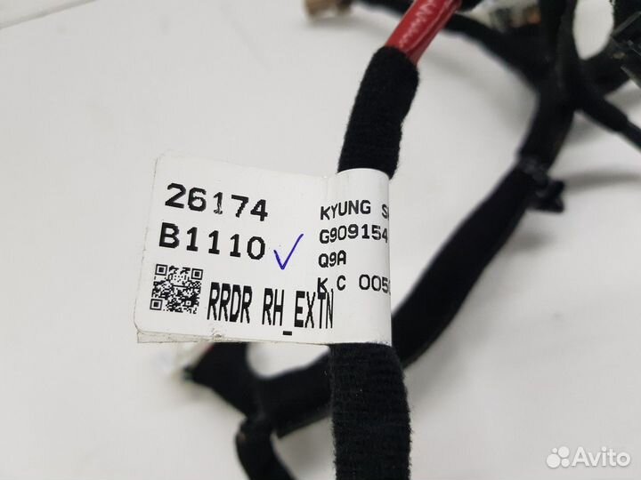 Электропроводка задней правой двери