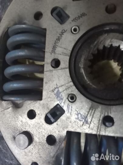 Моховик с корзиной и диском сцепления peugeot 407