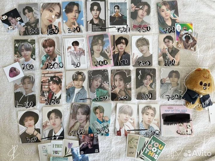 Карты stray kids минхо и хан