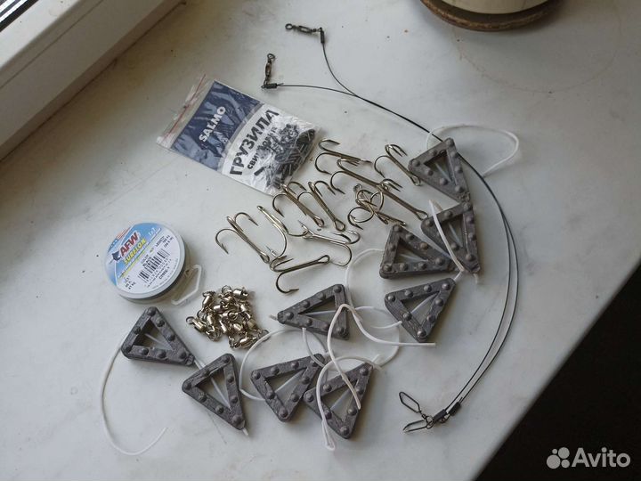 Грузила чебурашки, Оснастка на сома