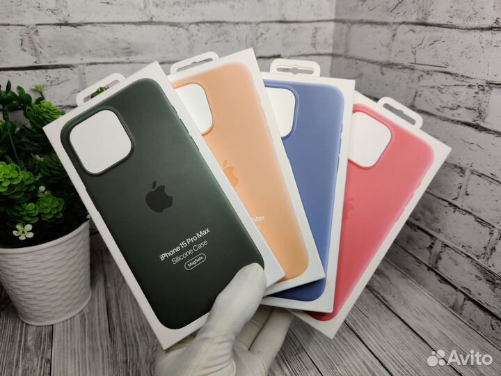 Оригинальный чехол iPhone 15 Pro Max Silicone Case