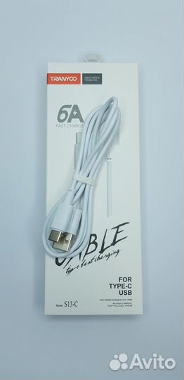 Кабель Tranyoo Type-C to USB