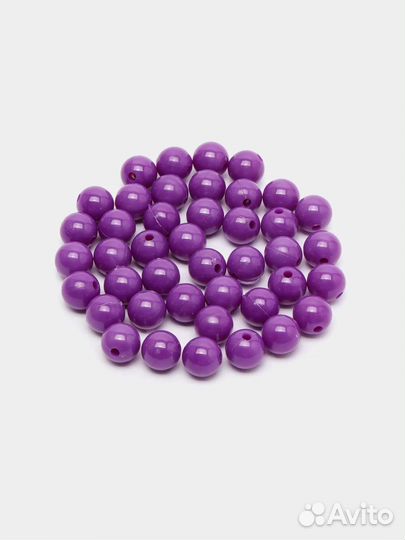 Бусины круглые пластиковые для сумок 500 грамм