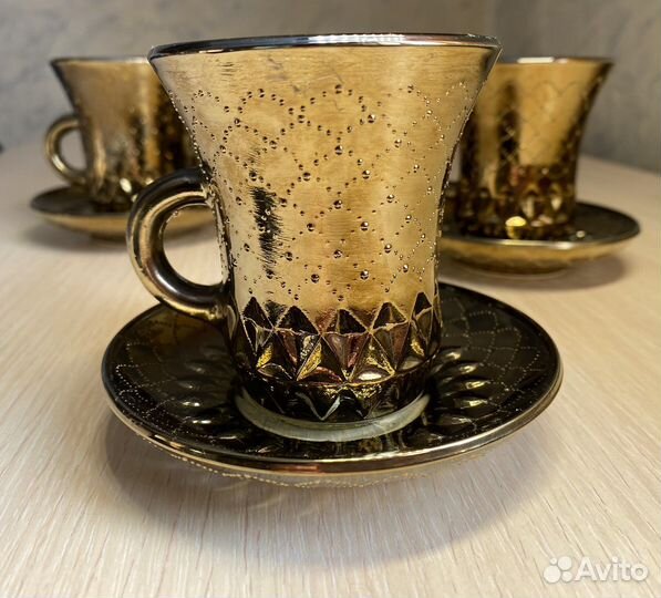 Кофейный сервиз стекло